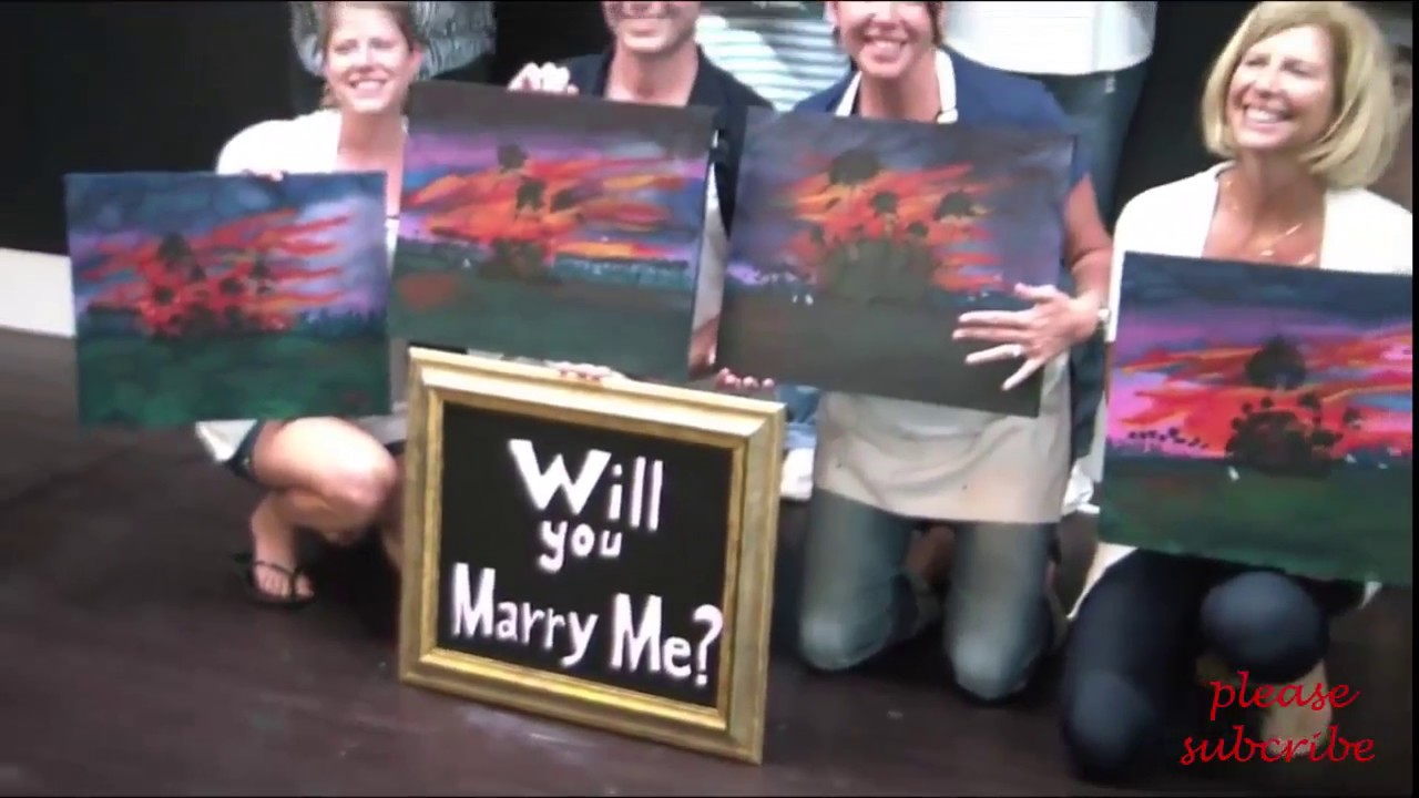 proposal at the drawing class, the idea exciting! - YouTube