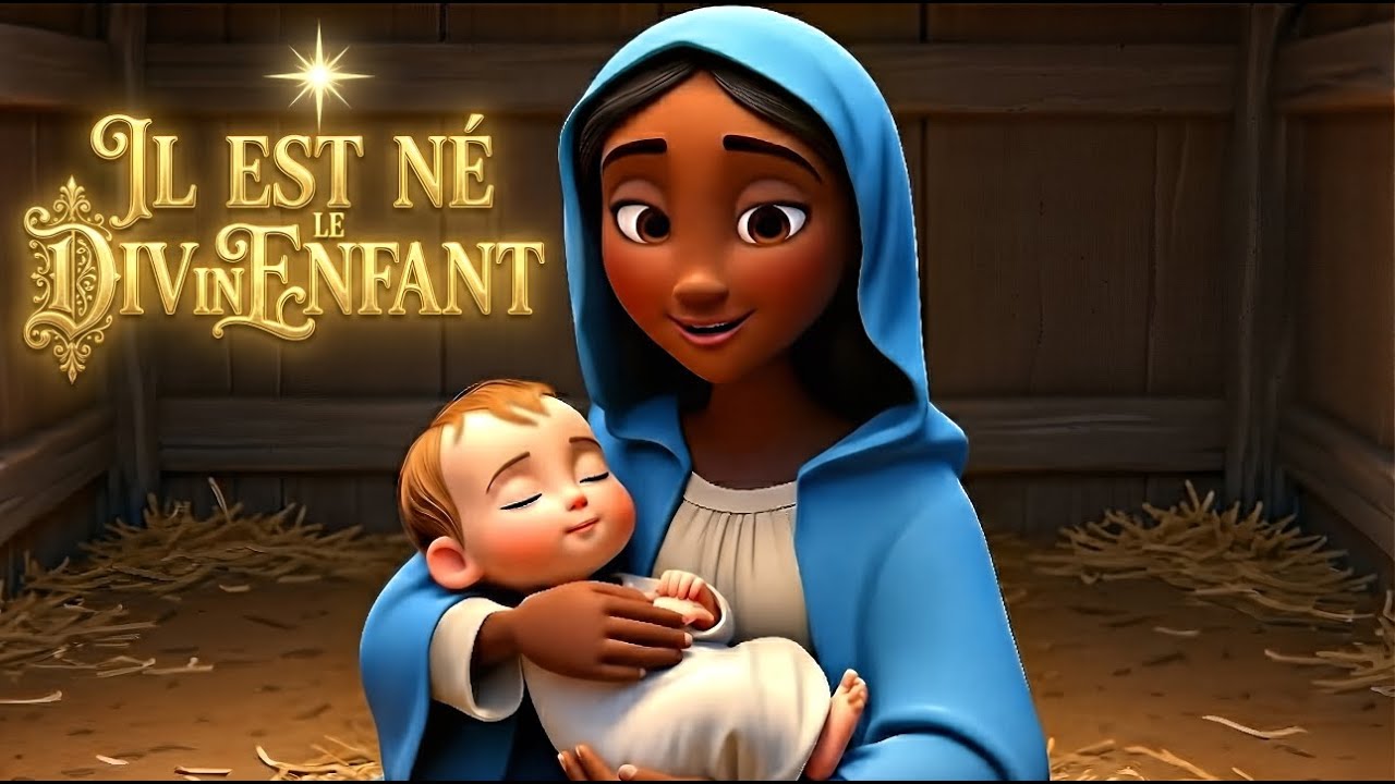 Il est né le divin enfant - Chant de Noël Joyeux pour Enfants 🎶