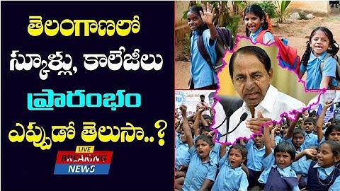 Ts Schools, Colleges Reopen Date 2021 || Ts School Reopening Date 2021|| Ts Schools Latest News ||