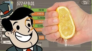 Squeezing My Lemon For Money! Adventure Capitalist #1
