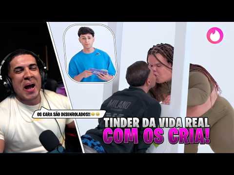 TINDER DA VIDA REAL COM OS CRIA! EP.02 HUDSON AMORIM REAGINDO NOBRU VLOGS