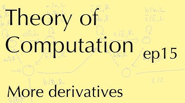 Computation ep15: More Brzozowski derivatives (Feb 22, 2023)
