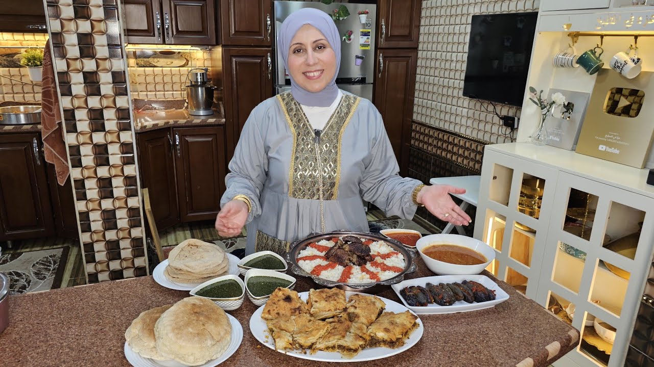 عملت سفرة يوم وقفة عرفات 🥰 بكل ما تشتهي الأنفس 👌