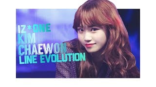 IZ*ONE Kim Chaewon(김채원) - Line Evolution(Produce48 - Debut)