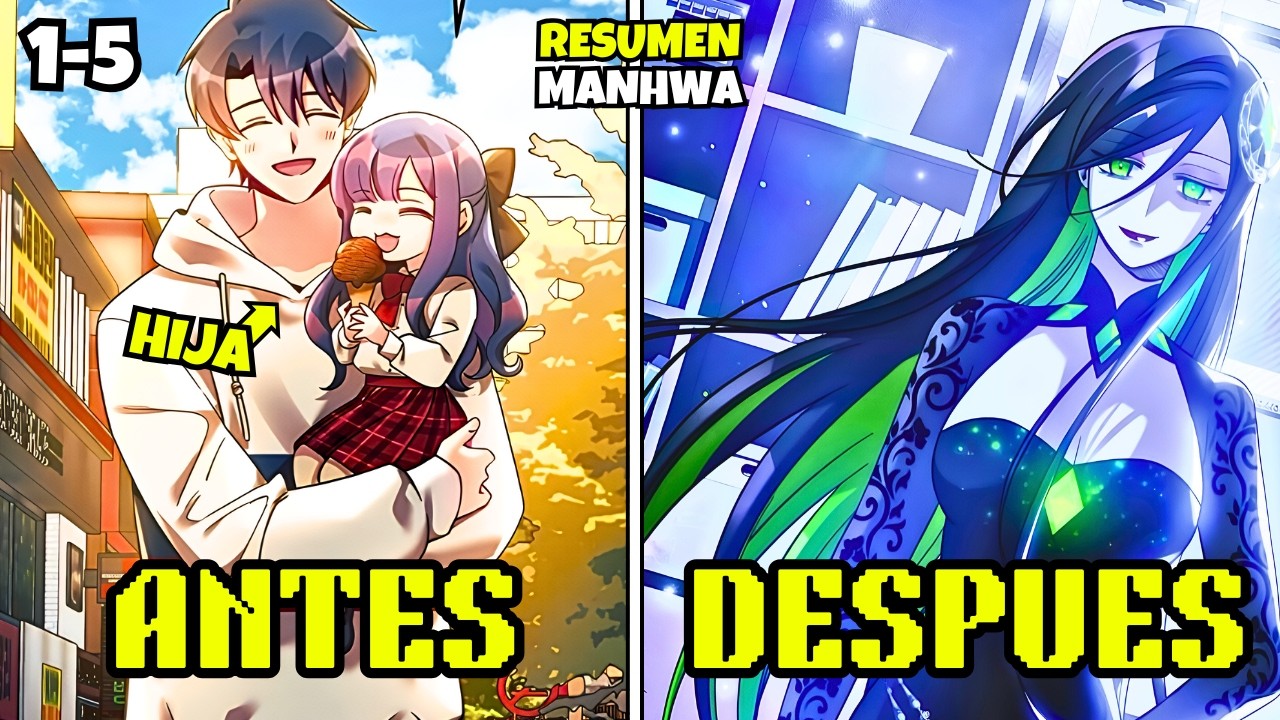 ¡Su hija DESTRUYE EL MUNDO y el REGRESA al PASADO para cambiar el FUTURO! Manhwa Resumen