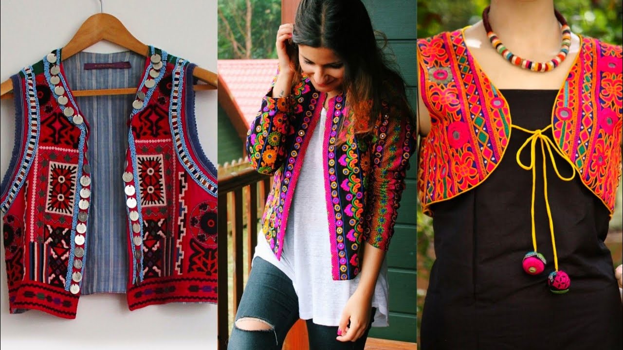 phulkari short jackets