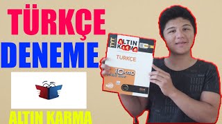 Tyt Türkçe Deneme Altin Karma Yayinlari İnceleme & Öneri̇