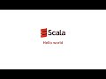 Scala functional programming  1  hello world