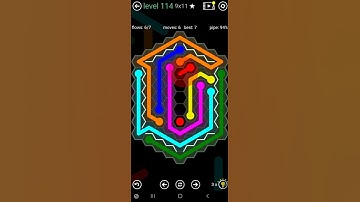 How To Solve Flow Free Hexes Courtyard Pack Level 114 9x11 Board Walk Through Solution Walkthrough