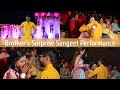 Surprise performance for sisters wedding  emotional sangeet dance  tera yaar hoon main laadki