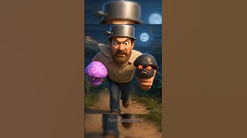 DAVE is being chased by Gargantuar #plantsvszombies #pvz #animation #3danimation