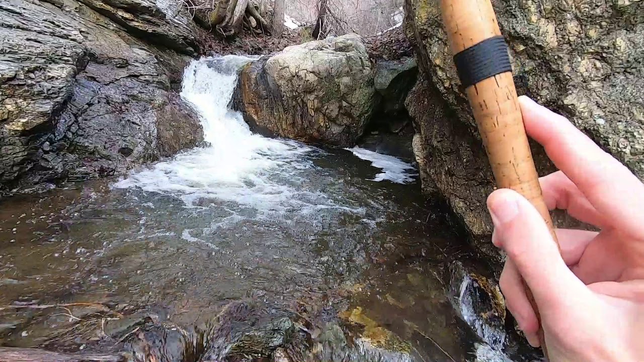 Tenkara Fishing a Very Small Mountain Stream (Fly Fishing) YouTube