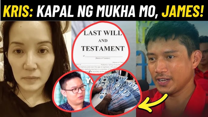 🔥JAMES YAP DINALAW SI KRIS AQUINO! KRIS, NAGPAALAM NA AT NAGHABILIN NG  LAST WILL PARA KAY BIMBY! 🔴