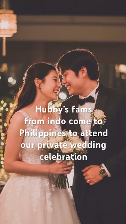 Hubby’s fams from indo come to Philippines to attend our wedding celebration #fyp #couple #unique