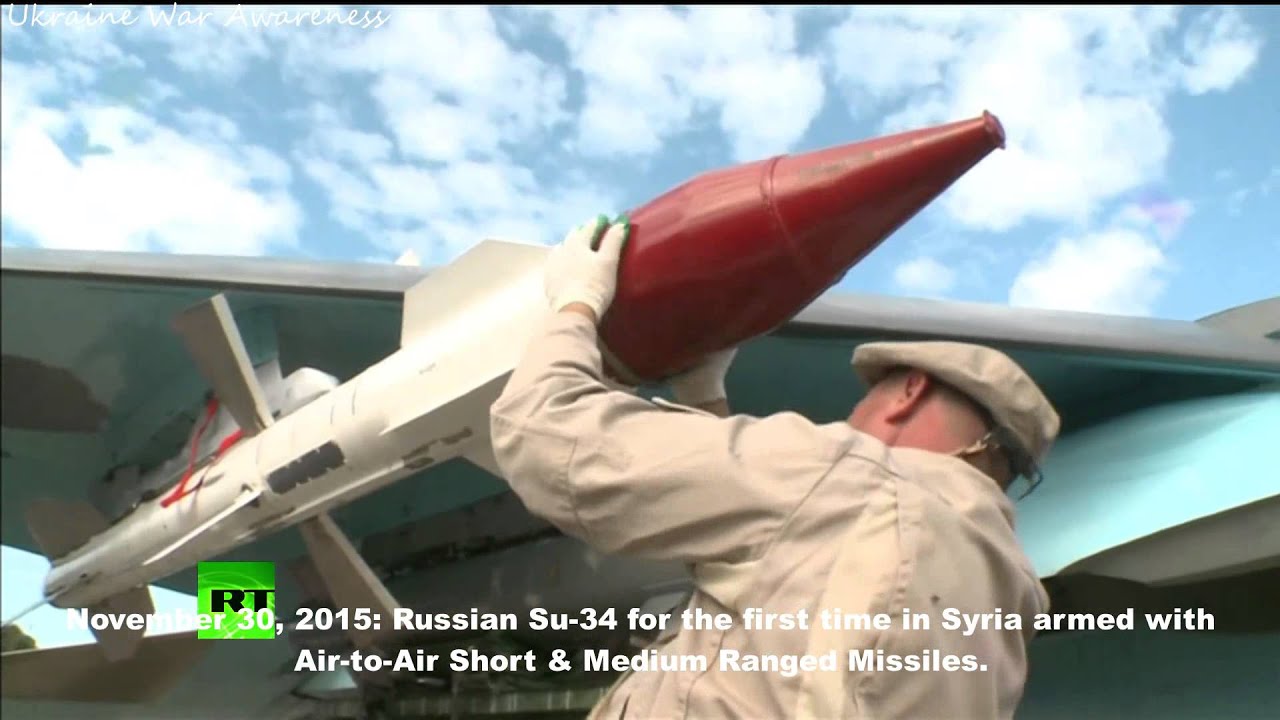 RAW 11/30 Su-34 now armed with Air to Air Missiles for Defense in Syria - Су-34 воздух-воздух ракеты conflict of nations
