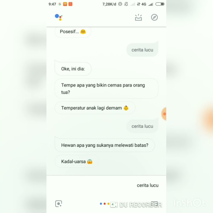 Tebak tebakan sama google assistent