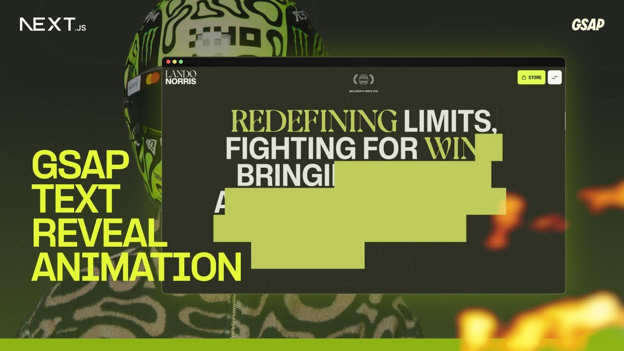 Next.js + GSAP = The Block Reveal Text Animation That Stole the ...
