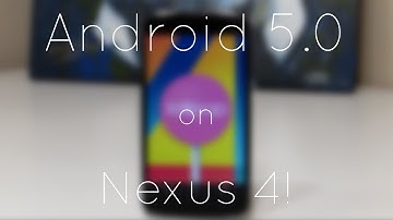 Android 5.0 (Lollipop) Overview on Nexus 4!