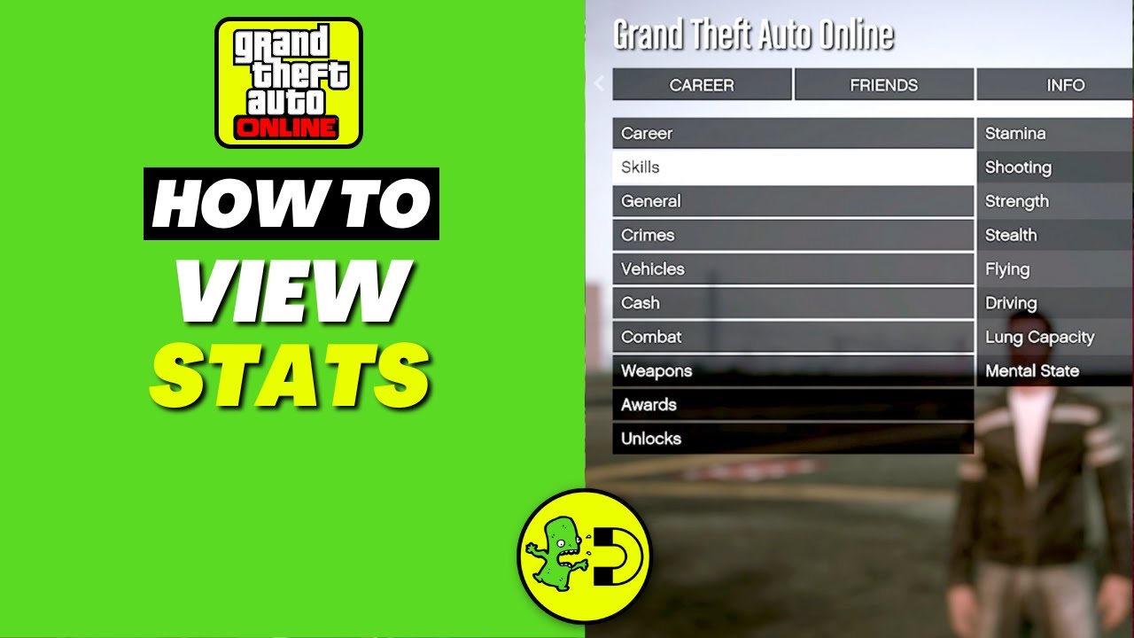 GTA Online How to View Stats YouTube