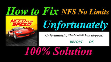 How to fix NFS No Limits App Unfortunately Has Stopped Problem  - NFS No Limits Stopped Error