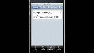 iOS Squiz Matrix Asset Map Browsing