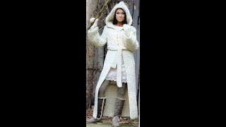 Длинные Женские Вязаные Кардиганы Спицами - 2020 / Women&#39;s Long Knit Knit Cardigans