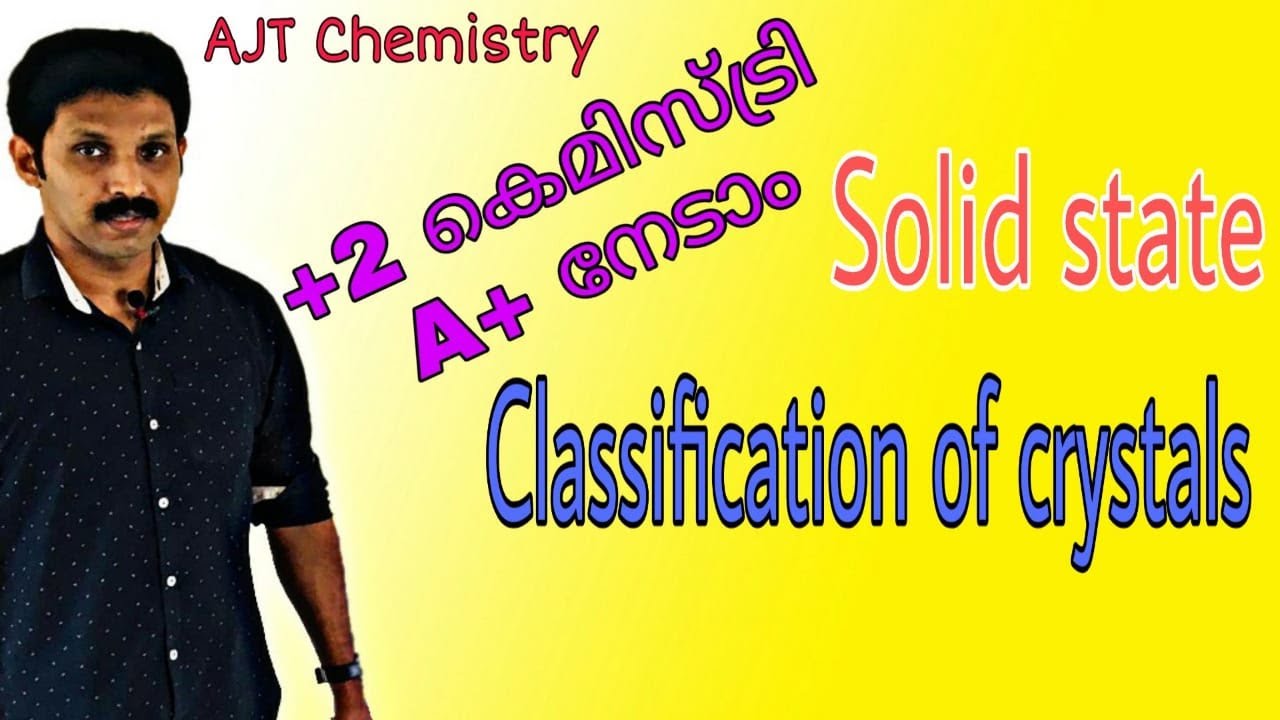 Solid State Lesson 2  Classification of Crystalline Solids   AJT Chemistry
