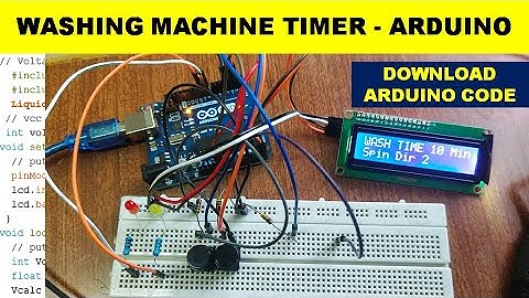 {719} Washing Machine Timer Arduino Code