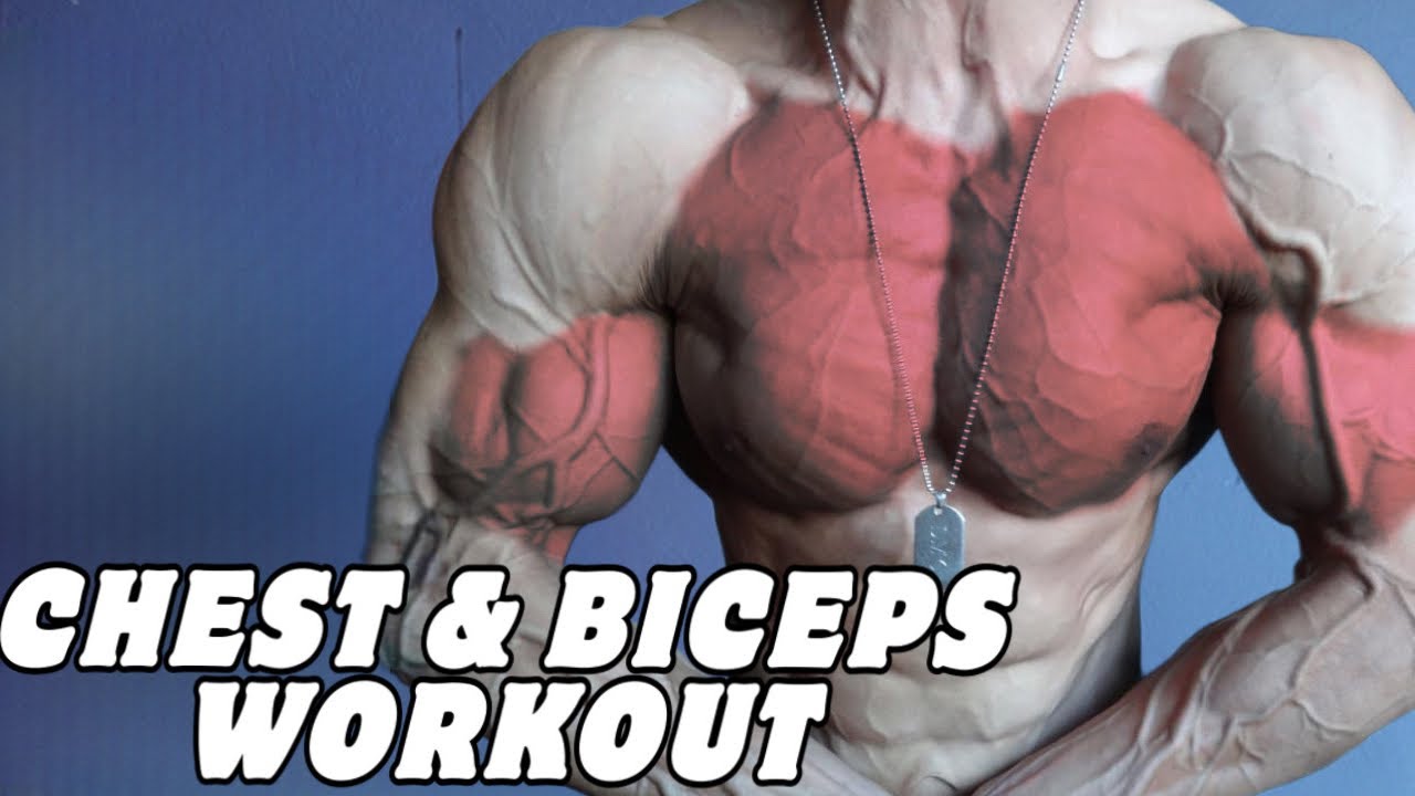 Pro Natural Bodybuilder Alberto Nuñez - Chest & Biceps Workout