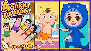 Baby Shark ve En Sevilen 4 İngilizce Çocuk Şarkısı · Çizgi Film · Tatlış Tavşan