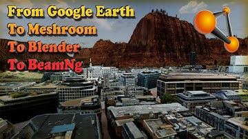 BeamNG - Google Earth to Mesh Room to Blender then to BeamNG.....