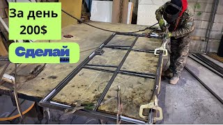 Дверь в стиле Лофт своими руками.#loft #diy #лофтперегородки #лофтстиль #самоделки