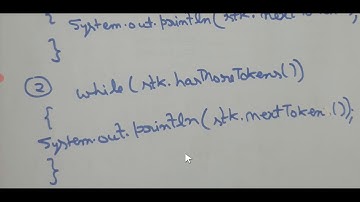 StringTokenizer  application  in Java program | isc computer practical