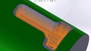 Four axis programming in solidCAM
