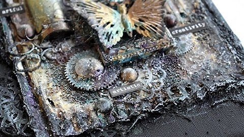 Artful- Mixed Media canvas- Acrylic Paint