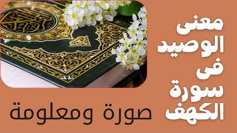 ما معنى الوصيد فى سورة الكهف ؟