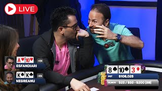 Phil Hellmuth joins Daniel Negreanu, Maria Ho, Esfandiari, Laak, ElkY  - Poker Livestream Cash Game screenshot 3