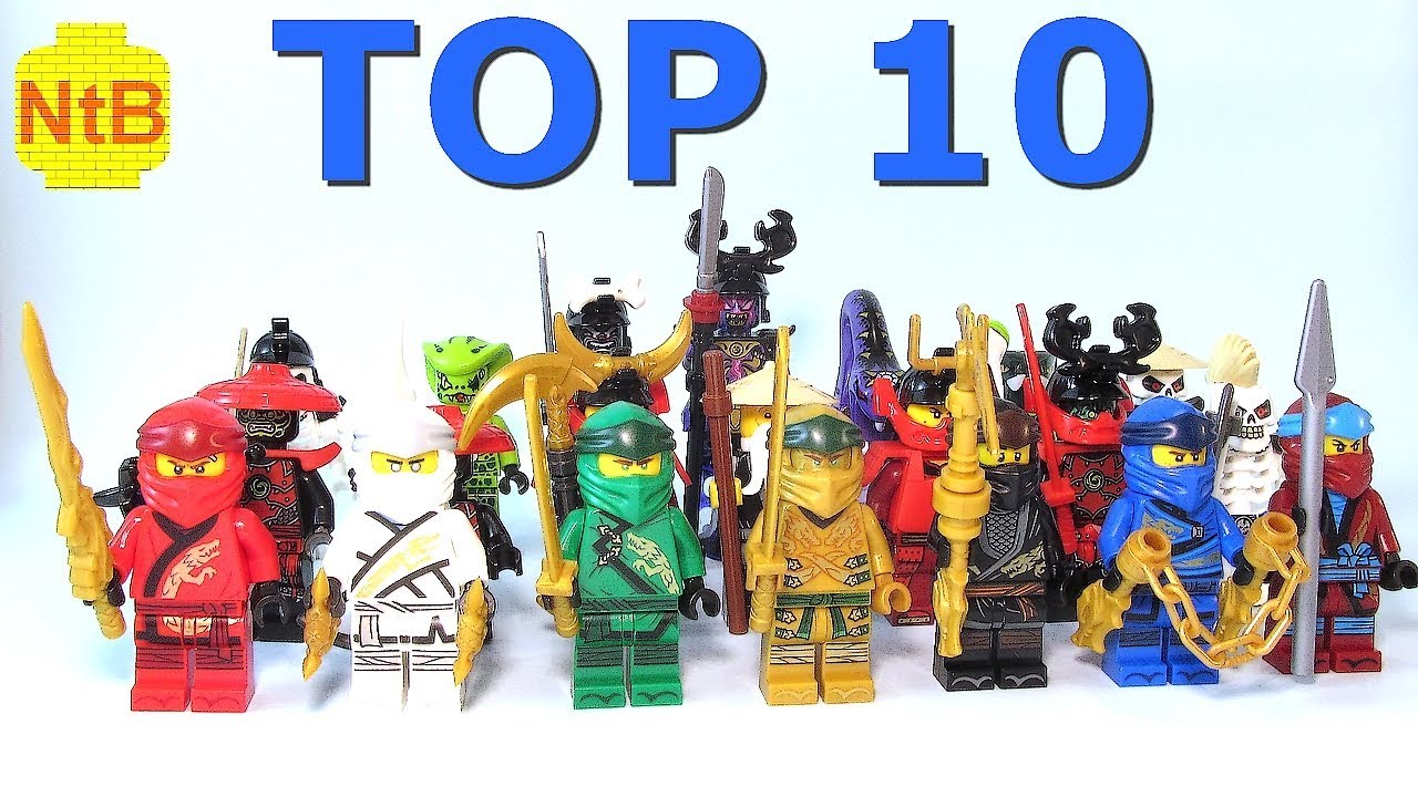 top 10 lego ninjago minifigures