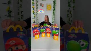 [ASMR] UNBOXING MYSTERY SUPER MARIO GALAXY MCDONALDS HAPPY MEAL TOYS!!😍🍟🌟⁉️ (12 TO COLLECT!🫢🤞🏻)