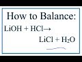 Balancing Chemical Equations