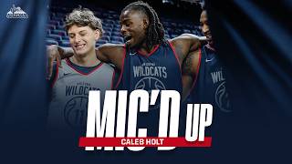 Arizona Basketball Mic d Up Caleb Holt