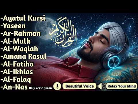 Quran Recitation in Peaceful Voice Alfatiha,Ayatul Kursi,Yasin,Arrahman,AlWaqiah | Alaa Aqel
