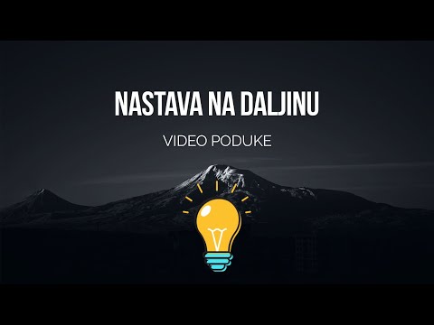 01 Nastava na daljinu - Uvod