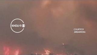 Roof cam video | Wildfires continue to burn around Madrid and in the Valencia region