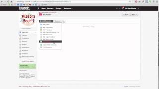 Schoology - Adding a Folder