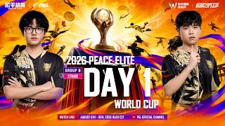 [CHN] 2026 Peacekeeper Elite Club World Cup | Group Stage B Day 1 | 王者之争
