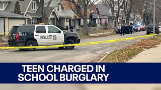 Shooting victim charged in school burglary | FOX6 News Milwaukee