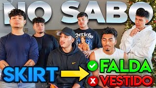 WHO KNOWS THE BEST SPANISH? NO SABO TRIVIA CHALLENGE!