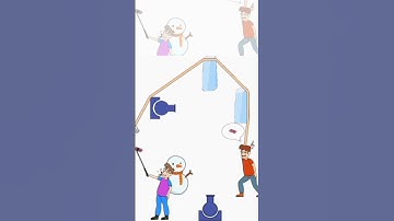 Thief Puzzle 4 (WEEGOON) Level 56  Android Gameplay Walkthrough - Funny Stickman Brain Puzzle Game