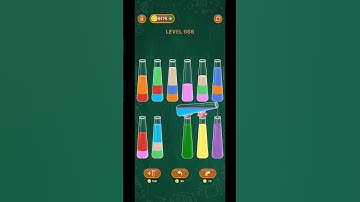 Sort Em All - Water Puzzle Game | Level - 666 | #sortemall #gamesplay #youtube #shorts #viral